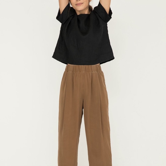 Elizabeth Suzann Pants - Elizabeth Suzann - Andy Trousers (Silk Moss)